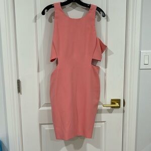 Elizabeth James pink cutout dress